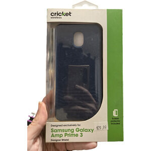 Cricket Samsung galaxy Amp prime 3 blue phone case